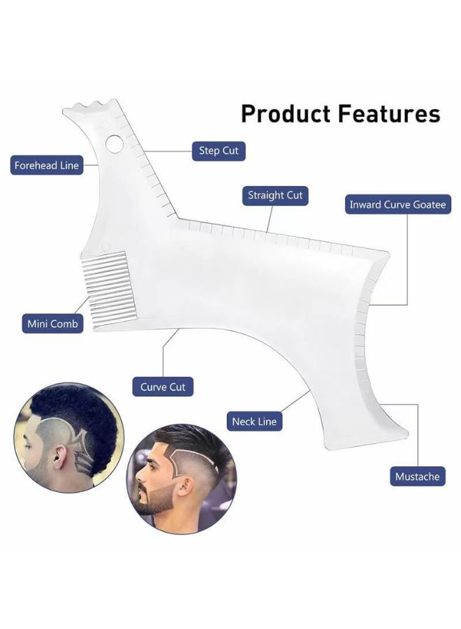 أداة تشكيل اللحية الشفافة متعددة الاستخدامات 8 في 1 - Image 2